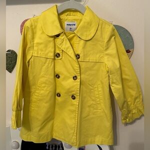 Mayoral Yellow Kids Jacket